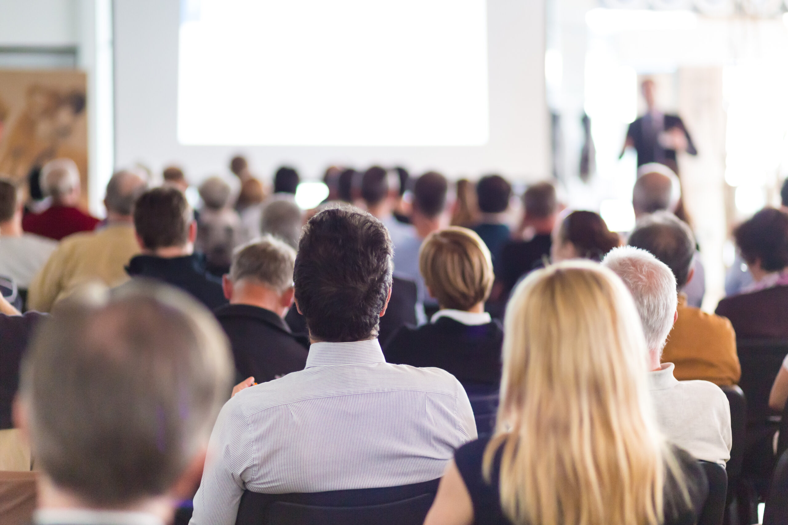 Audience in the lecture hall