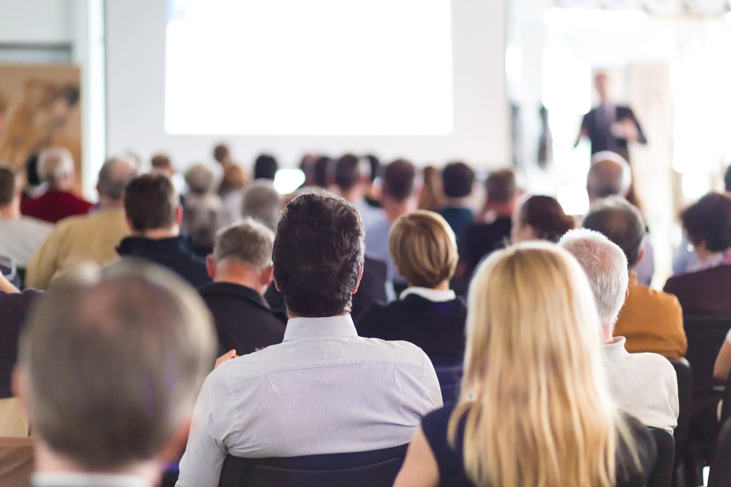 Audience in the lecture hall